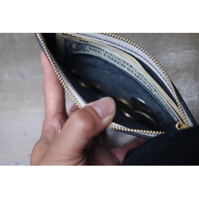 ふるさと納税 亀岡市 【経営者様にお勧め】高級ブライドルレザーマルチポーチ・ブラック|LMP-01-BLK-BRI |  | 03