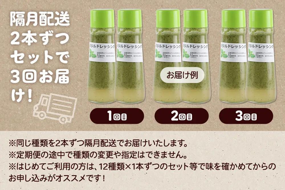 【定期便3回を隔月でお届け】自家製・群馬産野菜で手作りドレッシング にんじん ドレッシング 単品 200ml×2本 泙川食品
