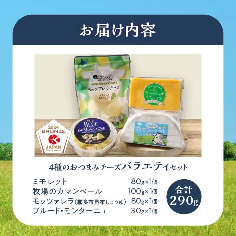 【おおともチーズ工房】 4種のおつまみ チーズバラエティセット チーズ_H0003-118