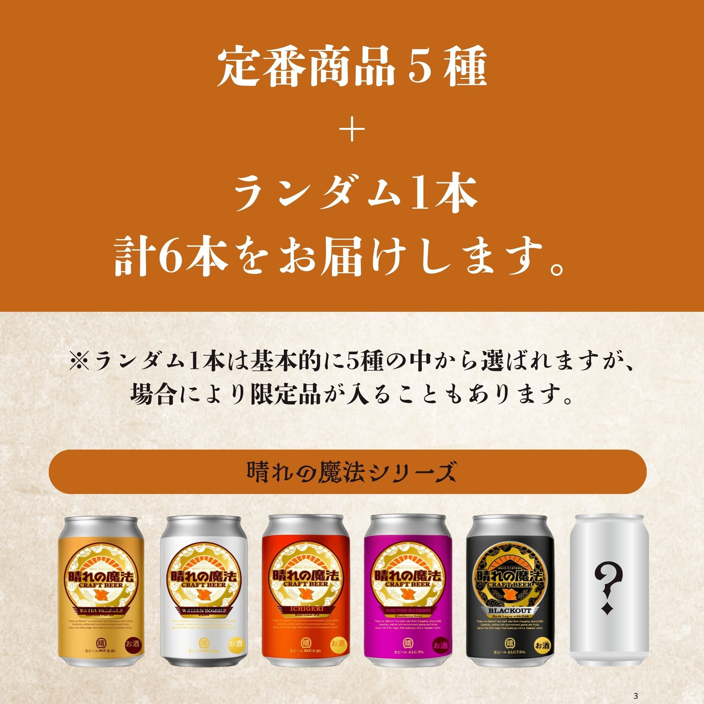 
                  クラフトビール　６本　350ml　飲み比べ　バラエティー　セット　地ビール　酒　アルコール　飲料　送料無料　和気町
                