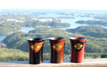 【伝統工芸品】【秀衡塗】秀衡カップ1個 (木目)【ocy924-cup-1-w】