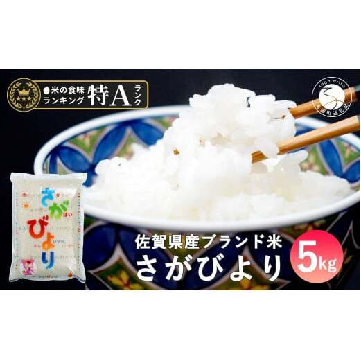 佐賀で生まれたブランド米 特A評価『さがびより』5kg【JA伊万里】佐賀県産米 佐賀産 特A 新米 ブランド米 高品質米 さがびより K10-7