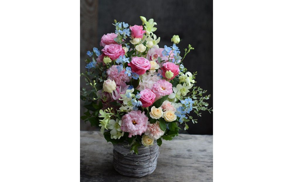 「シ・ベル」 誕生日祝い 結婚 ウエディング 送別 プレゼント 開店祝い 花 結婚祝い 季節 アレンジ フラワー 退職 発表会ギフト 結婚記念日 送料無料 記念日 お祝い 272230_BG108