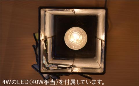 あじさいのステンドグラスランプSL-8≪アトリエエトルリア≫照明/インテリア/工芸品/糸島市 [ARF007]