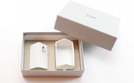 肥前吉田焼花瓶Houseforflower-white-1点 NAU037 