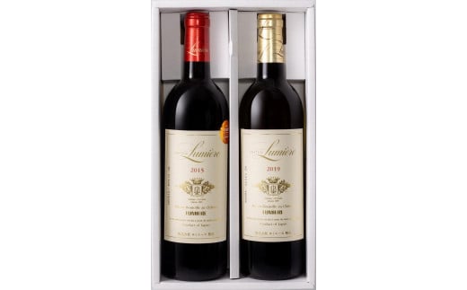 
            シャトールミエール 赤白セット【ギフト箱入】 750ml ×2　日本ワイン
          