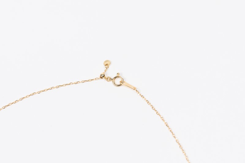 0.5ct K18YGアーチネックレス HY-14