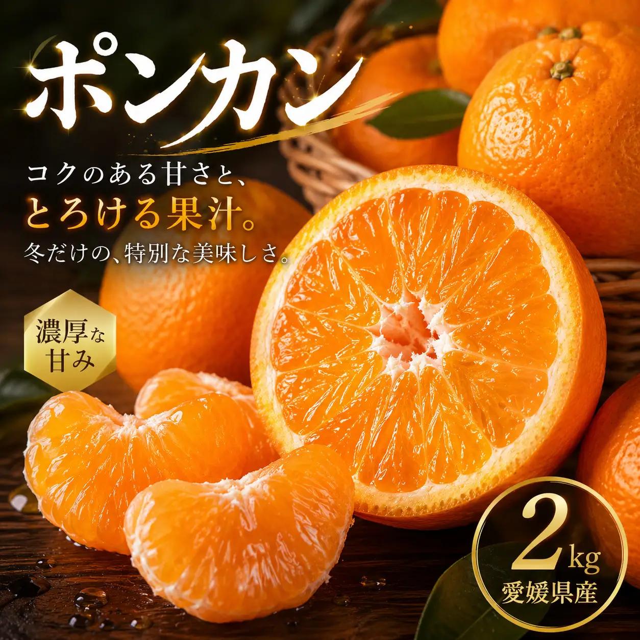ポンカン 家庭用 2kg 【2027年1月中旬頃から順次発送】 | ぽんかん みかん ミカン mikan 蜜柑 訳ありフルーツ 柑橘 果物 おすすめ お勧め お取り寄せ ギフト 愛媛県 松山市 【MKN041】