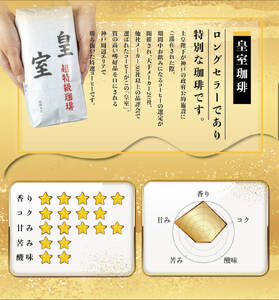 皇室珈琲500g×2ギフトセット　Kalitaメジャーカップ付_OS119-0005