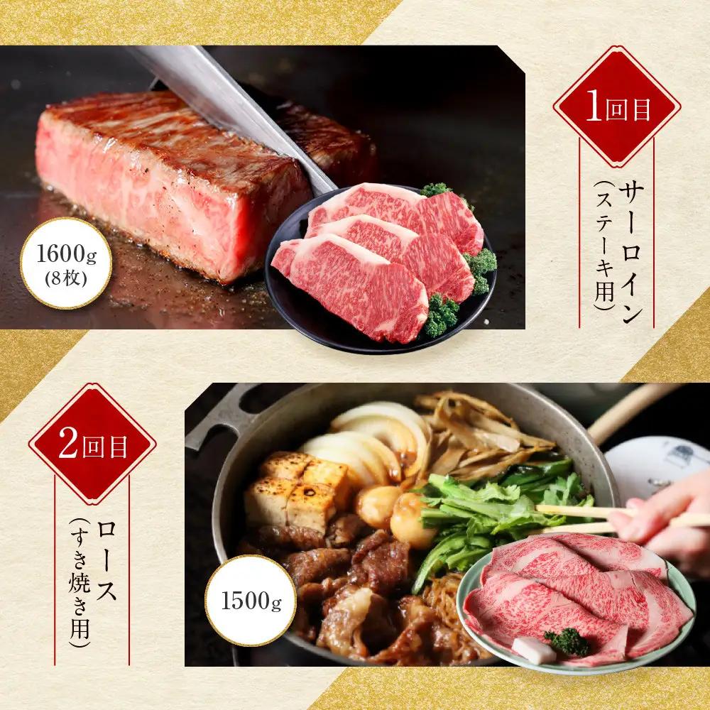 ＜定期便６回＞【京都モリタ屋】京都肉食べ比べ(2)｜老舗牛肉店 名店 自慢の肉質 人気セット 牛肉