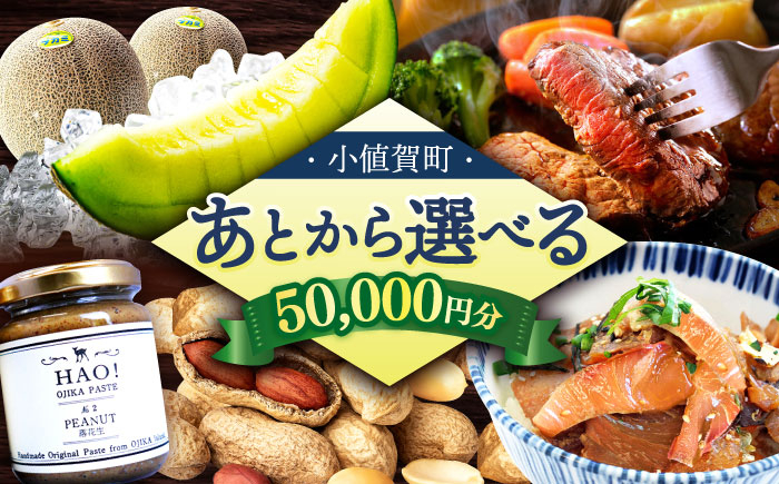 
                  【あとから選べる】小値賀町ふるさとギフト 5万円分　長崎県 小値賀町 [DYZ008] 
                