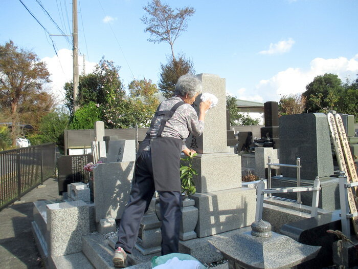 【ふるさと納税】静岡県伊東市 お墓の清掃代行サービス(1回分)