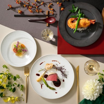 茨城の旬の味を愉しむフルコース　レストランチケット【配送不可地域：離島・沖縄】【1659671】