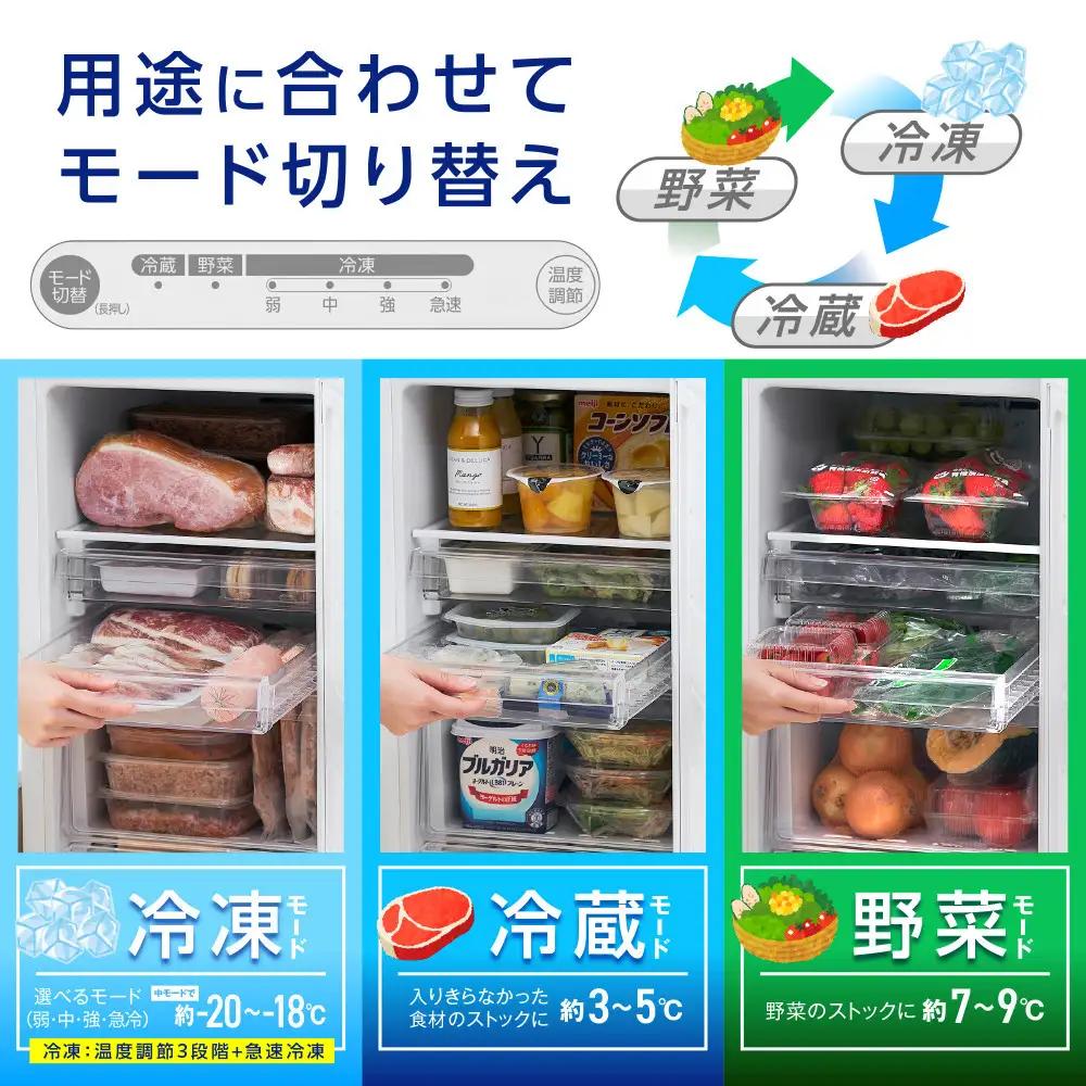  ☆リニューアル☆冷凍庫 120L 小型 スリム アイリスオーヤマ アイリス IUSN-S12C-W スキマックス スリム冷凍庫 フリーザー 冷凍 冷凍食品 食材 保存 冷凍保存 自動霜取り機能 家庭
