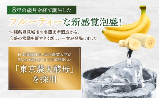 THE　BANANA 500ml（計2本）セット｜25度 500ml 泡盛 酒 お酒 アルコール 忠孝酒造 酒造 バナナ フルーティー ギフト プレゼント 贈り物 沖縄県 沖縄 豊見城市 [BY041