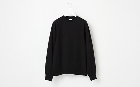 【Yonetomi】米富繊維 NEW BASIC T-SHIRT  LONG SLEEVE 黒 ブラック 服 洋服 ユニセックス メンズ レディース ブランド 数量限定 山形県 山辺町 サイズ1 yt-yttlk1