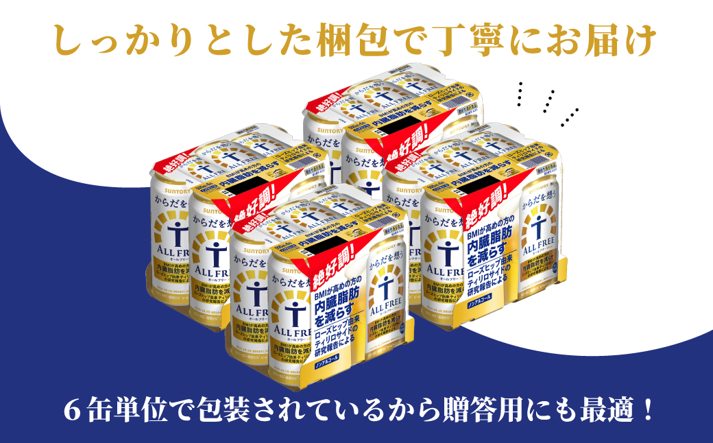サントリー　からだを想うオールフリー (機能性表示食品)　500ml×24本