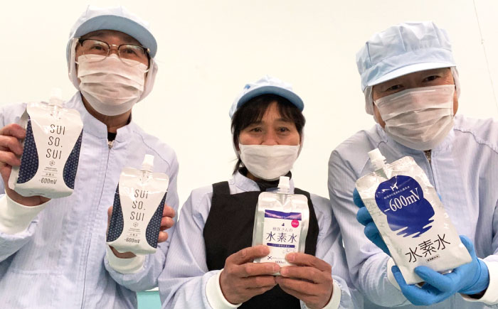 水素水 530ml×10本 おいしい水 パウチ 水素水 飲料 水素入り ソフトドリンク 人気 おすすめ 広島県福山市/株式会社マイナス600ミリボルト [BADB002]