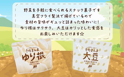 ＜ゆり根フライ・大莢白乙女フライ 6個(各3個)セット＞北海道 北海道産 ゆり根 大莢白乙女 大豆 フライ そのまんま そのまんまシリーズ