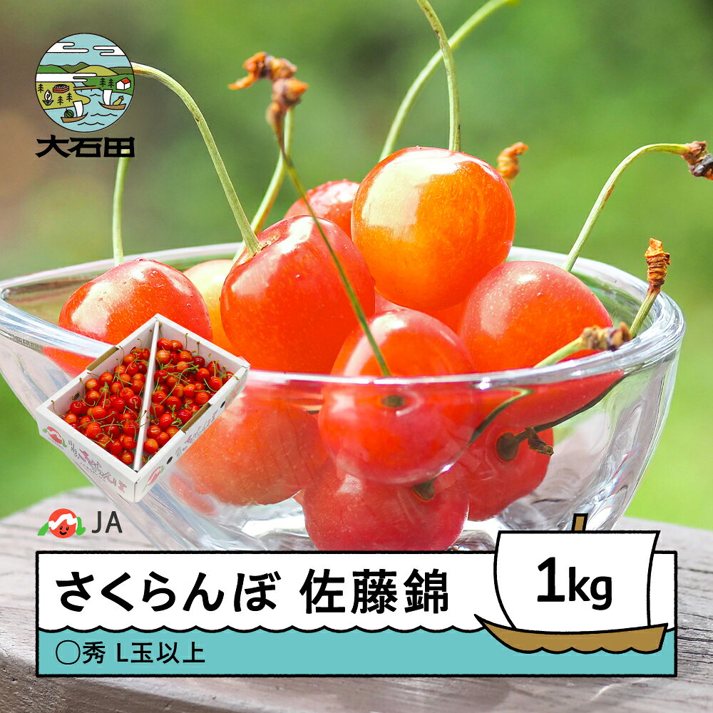 【ふるさと納税】【先行予約】 さくらんぼ 佐藤錦 1kgバラ ◯秀 L玉以上 2027年産 令和9年産 ja-snbax1
