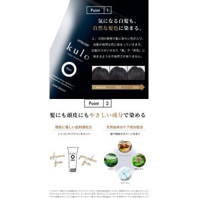 ふるさと納税 精華町 VITALISM バイタリズム カラートリートメント kulo 2本セット (ブラック) |  | 01