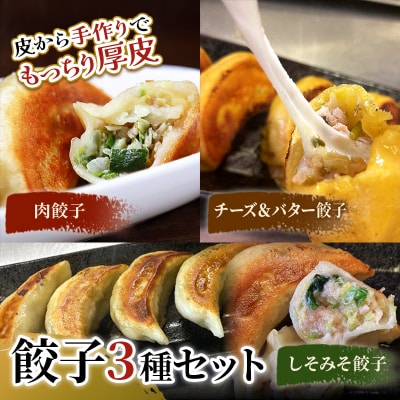 肉餃子・しあわせの黄色いチーズ&バター・しそみそ餃子 F4F-2513