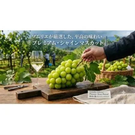 ソムリエが育てた風味豊かなシャインマスカット 計1.4キロ以上【配送不可地域：離島】【1783275】