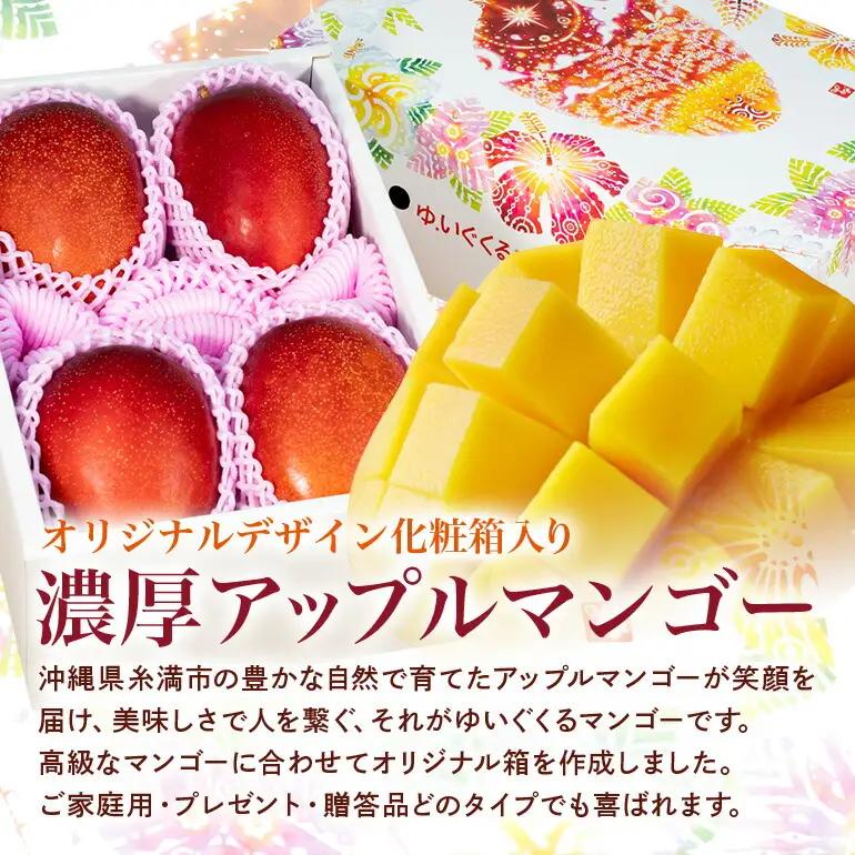 【 先行予約 2027年 発送 】 沖縄県 糸満産の「 濃厚 アップルマンゴー 」2kg オリジナル 贈答用 化粧箱入り 沖縄県産 マンゴー 完熟マンゴー 果物 くだもの フルーツ 完熟 夏 旬 沖縄