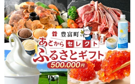 あとからセレクト【ふるさとギフト】寄附50万円相当　あとから選べる！　ギフト　北海道豊富町