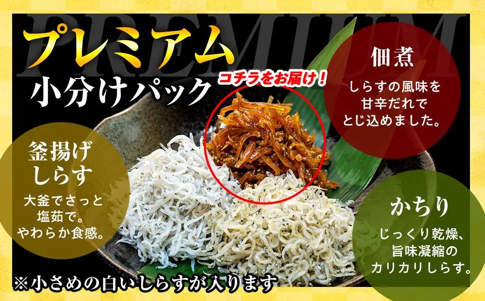 プレミアム 釜揚げ しらす 佃煮1kg(100g×10p) 小分け 減塩 無添加 無着色 冷凍 愛知県 南知多町 ご飯 ごはん 丼 料理 国産 カネ成 シラス 人気 おすすめ シラス しらす しらすご