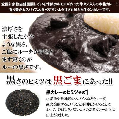 ふるさと納税 泉南市 ●牛タン黒カレー(200g×16パック) |  | 01