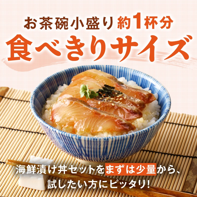 海鮮漬け丼 5種　お試しセット N019-YA192