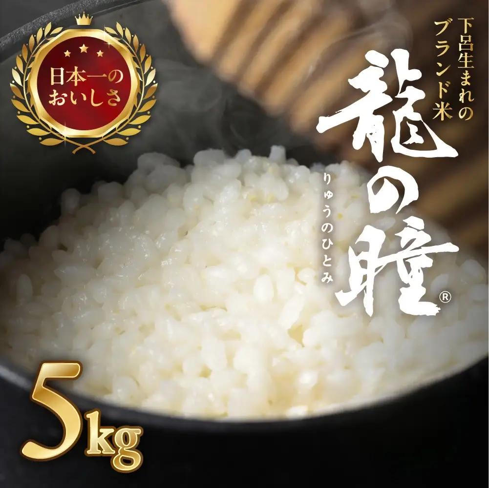 先行予約受付【2026年産米】（2027年1月発送）5kg×1袋 飛騨産・龍の瞳(いのちの壱) 株式会社龍の瞳直送【14-4【1】】