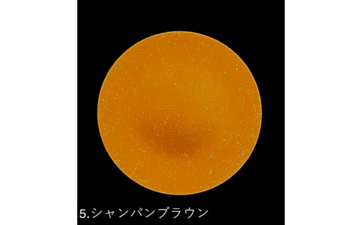 フラットプレート(D) 乱糸(マット仕上げ)シャンパンブラウン