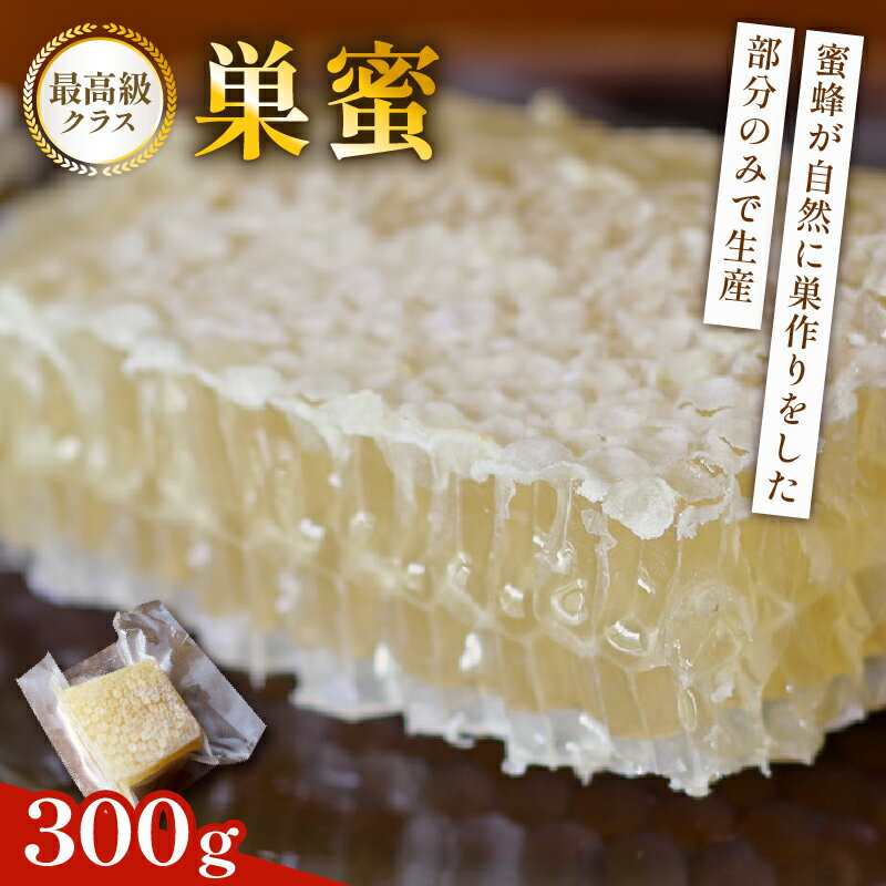 【ふるさと納税】＜数量限定＞巣蜜 コムハニー(約300g) 巣蜜 コムハニー ハチミツ はちみつ ハニー honey 国産 甘い 甘味 真空パック 数量限定 【fc-EI002】【Tetto a Capanna】
