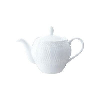 【ふるさと納税】ノリタケ【シェール ブラン】ティーポット(小)(茶こし付)【1637776】