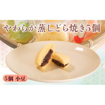 ふるさと納税 羽咋市 【復興支援】蒸し どら焼き 5個 つぶあん
