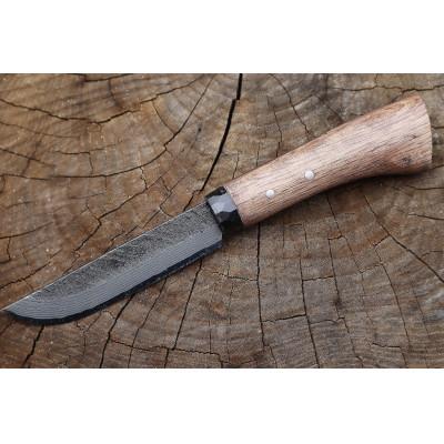 ふるさと納税 南国市 土佐四万十渓流ナイフ105【黒丸輪/黒槌目】ダマスカス15層青紙2号鋼 |  | 02