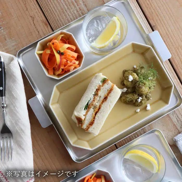 【波佐見焼】八角 プレート L 琥珀2枚セット 皿 食器 プレート 【和山】 [WB70]  波佐見焼