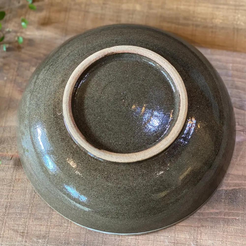 【上鶴窯】Large bowl HAKEMEシリーズ D8