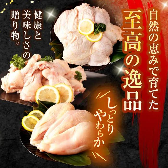 【長崎県産】長崎夢みどり鶏もも肉1kg×3P・むね肉1kg×2P・手羽元1kg×3P8kgセット / 鶏肉 もも もも肉 むね むね肉 手羽 手羽元 / 諫早市 /西日本フード株式会社 [AHAV00