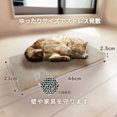 ふるさと納税 大野町 日本製 猫の爪とぎ10個入ワイドタイプ くずが散らばりにくい 訳あり |  | 01