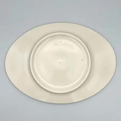 cake plate 磁器製 楕円皿 No.201