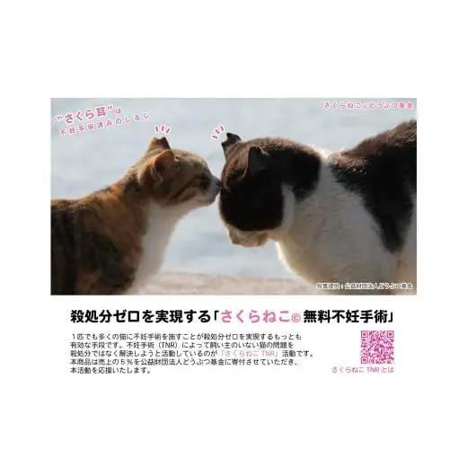 マグネット桜猫　5個入り10セット[野良猫保護支援 保護猫 ねこ のらねこ さくらねこ どうぶつ基金 マグネット 磁石]