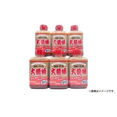 ふるさと納税 倉敷市 焼肉のたれ 甘口 大統領 400g×6本セット