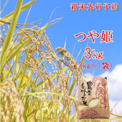 ふるさと納税 小国町 【令和8年産新米 先行予約】つや姫 精米 3kg　佐藤