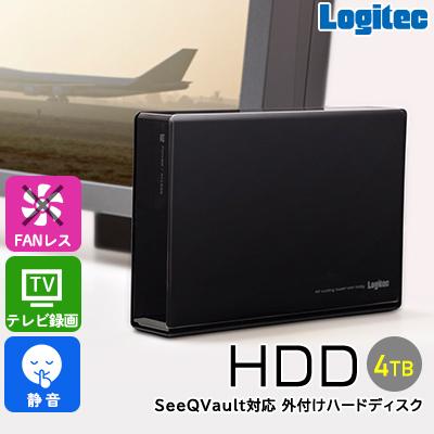 ふるさと納税 伊那市 ロジテック ハードディスク(HDD) 4TB SeeQVault対応 TV録画用 据え置きタイプ