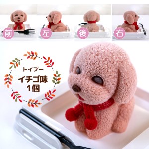 【価格改定予定】ケーキ トイプードル Cake 2個 セット スイーツ 立体ケーキ チョコ いちご かわいい 贈答用