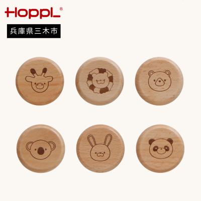 ふるさと納税 三木市 HOPPL(ホップル)オリジナル商品　木製マグネット　6個入り