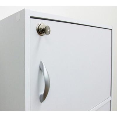 ふるさと納税 海南市 鍵付き3段ボックス　ホワイト |  | 02